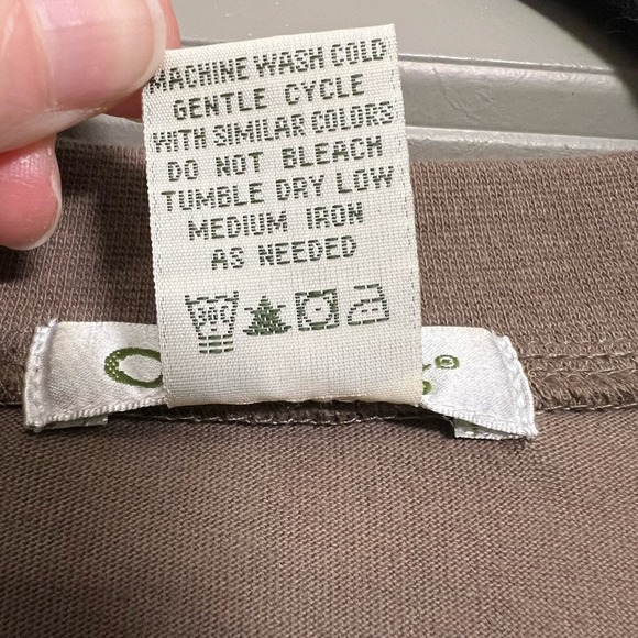 Orvis Light Brown Soft Cotton Cardigan - Picture 3 of 7